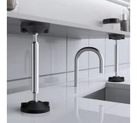 Etai Telescopique Tige de Support Télescopique pour Armoires, Support Réglable en Acier Inoxydable à Troisième Main, Outils D'installation D'armoires, Élévateur de Cloison Sèche pour Support D'évier(4