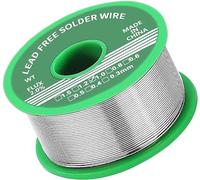 Étain à souder 1,0 mm - Sans plomb - Avec noyau de colophane - 20 g - Pour la réparation et le bricolage de composants de soudure électriques électroniques