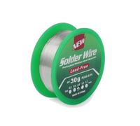 Etain a Souder, Fil de Soudure Sans Plomb 0.8mm 30g pour Electronique | Sn99.3%-Cu0.7% Mince à Noyau Avec Flux de Colophane, Bobine d'étain à Souder pour Soudure la électrique
