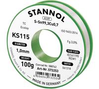 Étain à souder KS115 3,0% 1,0MM 100G Stannol 573253