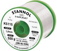 Étain à souder KS115 3,0% 1,0MM 500G Stannol 573254