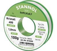 Étain à souder sans plomb Flowtin TC 1mm Stannol, 100 g