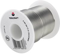 Étain à souder sans plomb TOOLCRAFT bobine Sn99,3Cu0,7 ROL1 100 g 1.5 mm