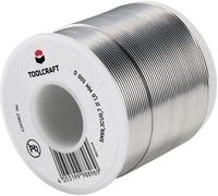 Étain à souder sans plomb TOOLCRAFT bobine Sn99,3Cu0,7 ROL1 500 g 1 mm