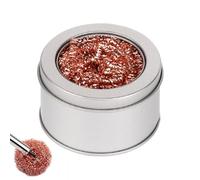Étain et nettoyant pour pointes à souder - Boule de nettoyage pour surfaces à souder en acier inoxydable - Boule d'aspiration pour vernis à souder - Boule de retrait de soudure emballée pour