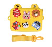 ETAINGYEUN Caméra caméra Sac à bandoulière Protecteur de caméra pour Enfants Sac de Certaines Personnes Souvenirs d'anniversaire Jolis et Robustes et EVA PVC Materif (Jaune)