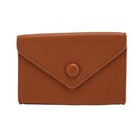 ETAINGYEUN Étui à Cartes pour Femmes Soft PU Leather Card Card Solder RFID Small Portable pour Les Femmes (Brun)