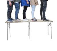 Étal de marché Heavy Duty Table Display Stand For Vendors Event, 6 8 10 Ft Retail Countertop Display Rack/Market Stall for Camping Commercial Promotion Trade Show, Load 500kg/1102 Lbs(L-2m/6.5ft w-0.