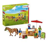 Figurine-Schleich 42528 - Farm World Etal mobile de la ferme multicolore G