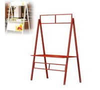 Étal pour Marché aux Puces Étal de Marché Fermier Léger et Pliable, Présentoirs D'épicerie pour Salons Artisanaux et Marchés de Producteurs(Red,100cm/39in)