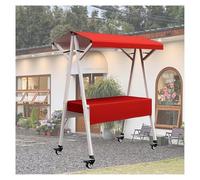 Étalage de vendeur portable pliable - Chariot de nourriture mobile avec roues pour marchés de rue, marchés agricoles et salons d'artisanat - Facile à installer, léger et durable