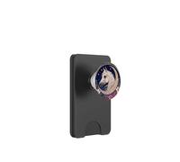 Étalon Arabe élégant Art Nouveau Cheval Blanc PopSockets PopWallet pour MagSafe