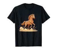 Étalon au Galop Cheval Sauvage équestre Western T-Shirt