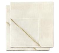 Etamine Alimentaire,etamine,Chiffon à Fromage Anti-chaleur,Tissu Filtrant en Coton Ultra FineTissu Mousseline de Coton,pour Filtrer Fromage Beurre Jus Lait de Noix,50 x 50cm (2 pièces)