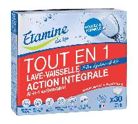 Etamine du Lys Tablettes Lave-Vaisselle Tout en 1 Action Intégrale 30 unités