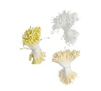 Étamines de fleurs artificielles 1050-1600 pièces - Étamines de fleurs mates de 2 mm à double tête - Étamines florales pour loisirs créatifs