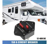 Étanche 150A Circuit Disjoncteur avec Auto Réinitialisation Fusible12V- 48VDC