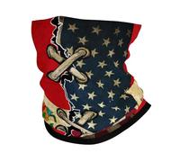 étanche à la poussière Bandeau Magique,Drapeau péruvien Vintage combiné Amérique et Pérou,Décoration faciale Séchage Rapide Bandeaux pour Homme Cyclisme Extérieur 26X30cm