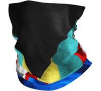 étanche à la poussière Chapeaux Demi-Visage Drapeau de l'Amérique Drapeau du Laos Tube Bandeaux Echarpe Gaiter 26X30cm pour Jogging,Extérieur,Femme