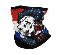 étanche à la poussière Écharpe Demi-Visage,L'Amérique et Le Paraguay Le Drapeau paraguayen combinent Le Lion,Bande de Cheveux Unisexe Tube Bandeaux pour Course à Pied Cyclisme Sports 26X30cm