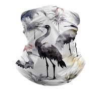 étanche à la poussière Écharpe Tube, Cache-Col Motif Noir et Blanc Multi-Usage Décoration faciale pour Cyclisme Vélo Femme