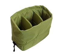 Étanche Antichoc partition rembourré Sacs pour appareils Photo Reflex DSLR Housse de Protection Insérer avec Haut poignée pour Objectif Shot DSLR Ou Flash Light, Vert, Petite, Modern