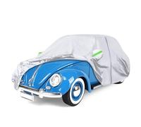 Étanche Bâche Voiture, Housse de Protection Voiture Remplace pour VW Beetle 1960-1980, Tous Temps Housse Voiture avec Porte Zippée et Sangle Coupe Vent