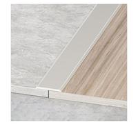 Étanche Bande de Transition Auto-adhésive Bande de Seuil Bande de Séparation Plate en Aluminium, pour Joindre Les Espaces de Sol Carreaux, Résistant À L'usure(Argent,W3.5cm*L(3 * 100cm))