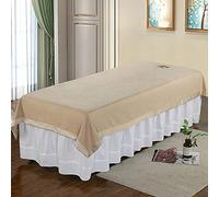 Étanche Drap Housse pour Table De Massage Couleur Pure Housse De Table De Massage avec Visage Trou Drap De Lit Housse Spa Massage pour Beauty Salon Spa-Un 230x130cm