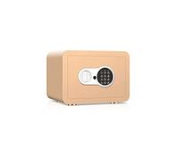 étanche Ignifuge à Serrure numérique 35X25X25Cm Coffre-Fort électronique combiné Domestique en Acier avec Clavier Clés de Remplacement Manuel | pour la Maison, Le Travail ou Les Voyages, doré