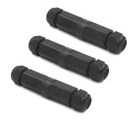 Etanche Rj45 Cat6 Cat5E Cat5 Connecteur Coupleur Femelle Blindé 8 Broches Compatible Avec Câble Lan Ethernet Lot De 3[SHU08546]