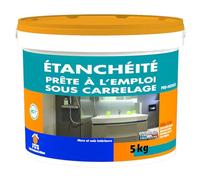 Étanchéité Prête à l’Emploi Sous Carrelage 5kg - Protection Imperméable - Application Facile - Idéal Avant Pose de Carrelage - Usage Intérieur et Pièces Humides