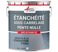 Etanchéité sous carrelage, dalle sous plot, pente nulle, terrasse plate, balcon, membrane, résine polyuréthane : Arcathan SC - 15 kg Gris - ARCANE INDUSTRIES