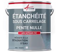 Étanchéité sous Carrelage, Dalle sur Plot, Pente Nulle 4 kg Gris | Étanchéité sous Carrelage, Dalles sur Plots, Résiste à l'Eau Stagnante, Terrasses, Balcons, Béton, Bois - Arcane Industries