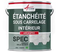 Étanchéité sous Carrelage Douche Salle de Bain - ARCASPEC 5 kg | Imperméabilise Douche, Salle de Bain, Carrelage, Béton et Pierre, Pose Facile, Prêt à l'Emploi - Arcane Industries