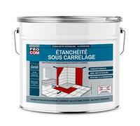 Etancheite sous carrelage, douche, salle de bain, cuisine, pièce humide - Resine d'imperméabilisation, protection à l'eau PROCOM 10 litres