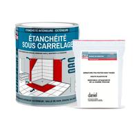 Etancheite sous carrelage, KIT douche, salle de bain, pièce humide résine d'imperméabilisation 2.5 litres Bleu