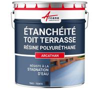 Étanchéité, toit, terrasse, toit, plat, résine étanchéité : Arcathan - 15 kg Ardoise - ARCANE INDUSTRIES