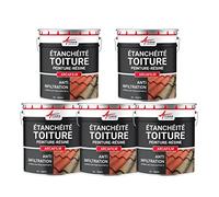 Étanchéité Toiture : Peinture résine d'étanchéité ARCAFILM pour Toit et Tuile - Offre Spéciale : 5 x 10L Brun - ARCANE INDUSTRIES