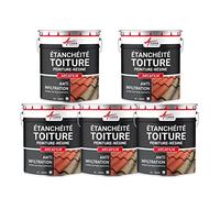 Étanchéité Toiture : Peinture résine d'étanchéité ARCAFILM pour Toit et Tuile - Offre Spéciale : 5 x 10L Gris - ARCANE INDUSTRIES