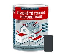 Étanchéité toiture polyuréthane - Étanchéité toit terrasse 3.5 Kg Ardoise (RAL 7016)
