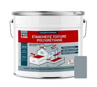 Étanchéité toiture polyuréthane - Étanchéité toit terrasse, toit plat PROCOM 15 Kg Gris (RAL 7001)