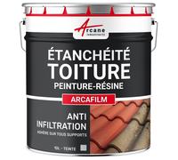 Étanchéité Toiture, Résine d'étanchéité colorée : ARCAFILM 10 L - Gris