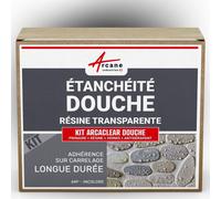 Étanchéité transparente, douche, salle de bain, sur carrelage, en kit - 6 m² - ARCANE INDUSTRIES