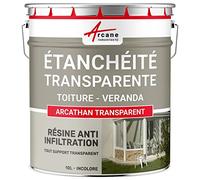 étanchéité transparente véranda tuile verre polycarbonate peinture résine 10 L