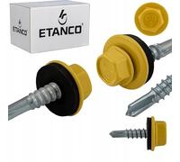 Etanco GT5 Vis autoperceuses métalliques (250, RAL 1002 - Jaune sable, 5,5 x 25 mm)