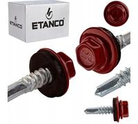 Etanco GT5 Vis autoperceuses métalliques (250, RAL 3009 - Rouge oxyde, 5,5 x 19 mm)