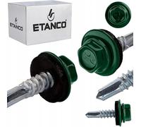 Etanco GT5 Vis autoperceuses métalliques (250, RAL 6005 - Vert mousse, 5,5 x 25 mm)