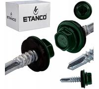 Etanco GT5 Vis autoperceuses métalliques (250, RAL 6009 - Vert sapin, 5,5 x 25 mm)