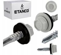 Etanco GT5 Vis autoperceuses métalliques (250, RAL 7035 - Gris clair, 5,5 x 25 mm)